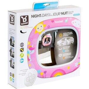 BenBat Baby Car Mirror - Safety 12.05x9.84x2.36 Inch (Pack of 1), PINK